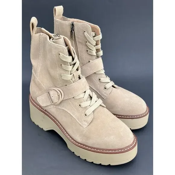 BLONDO Grayce Waterproof Lace-Up Buckled Ankle Booties Women's Size 8.5 US - Picture 6 of 12